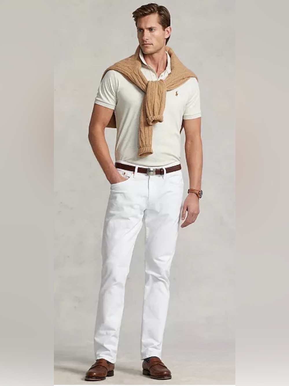 Polo Ralph Lauren Men’s Custom Slim-Fit Soft Cotton Polo Shirt